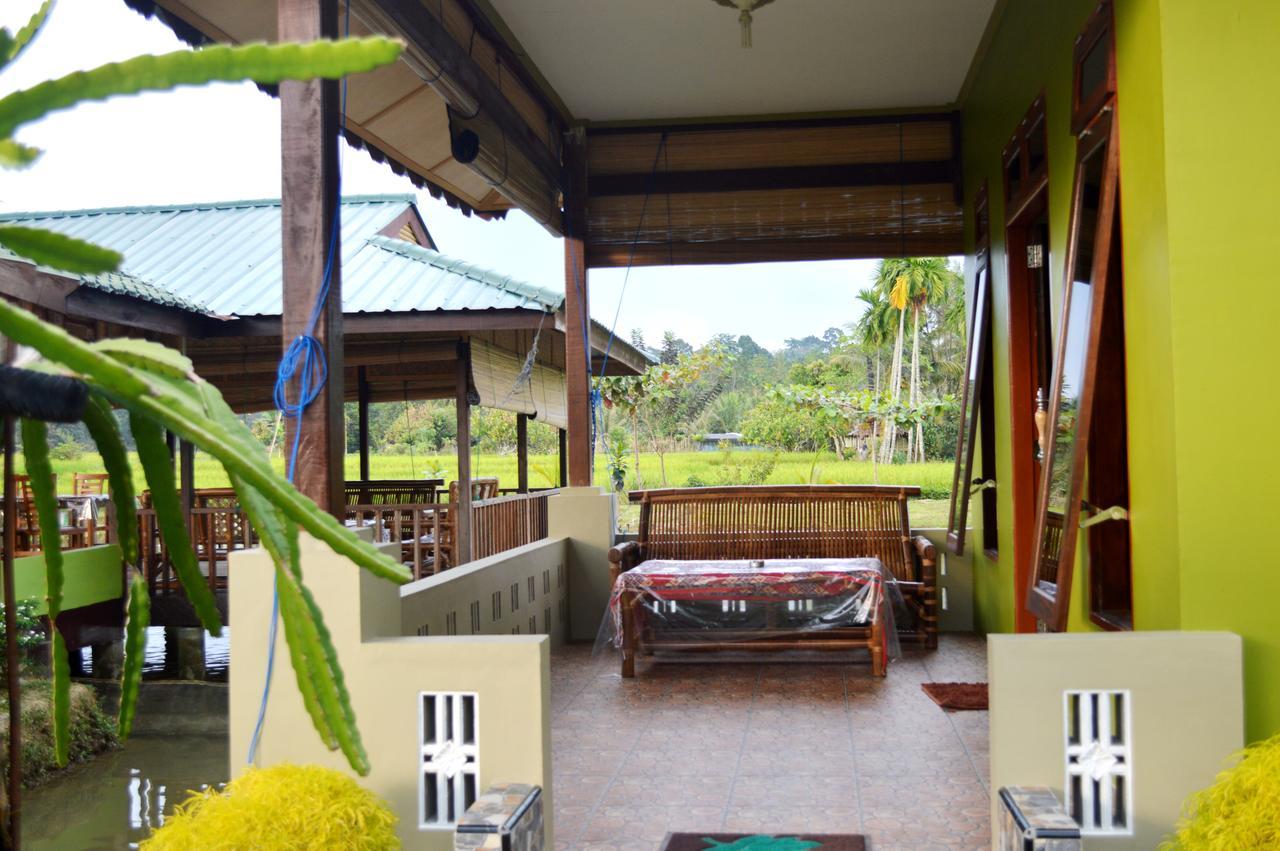 Ambow Homestay Jungle Trekking & Village Tour Bukit Lawang Exteriör bild